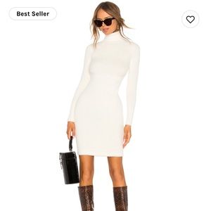 Revolve LPA Surrey Sweater Dress in Ivory, size medium